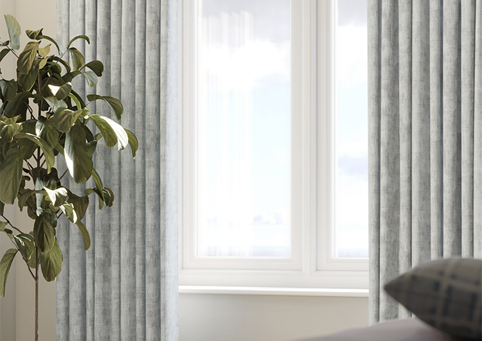 Laura Ashley Whinfell, Silver - Made to Measure Curtains - Image 5